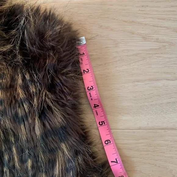 Vintage Painted Pony Faux Fur Vest Size M/L. EUC - Picture 11 of 13